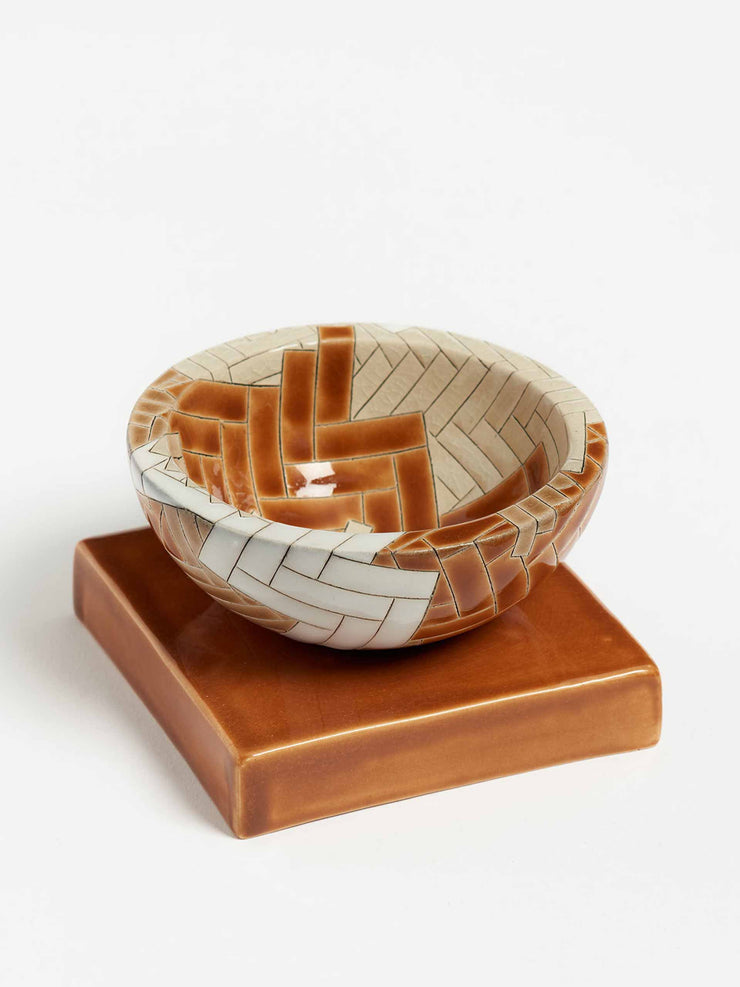 Hand-crafted small ceramic bowl