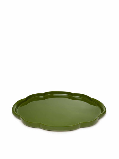 The Lacquer Company Lacquered oval tray at Collagerie