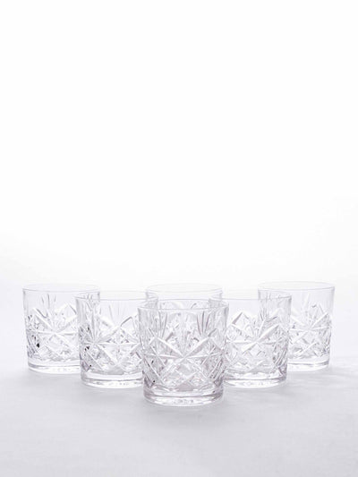 The Old Cinema Vintage tumblers set of 6 at Collagerie