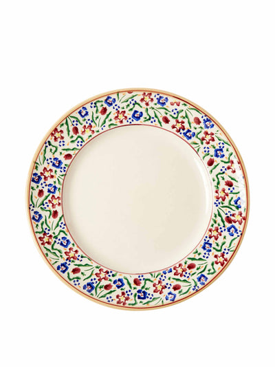 Nicholas Mosse Multi-coloured wildflower serving platter at Collagerie