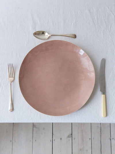 Brickett Davda Pink dinner plate at Collagerie