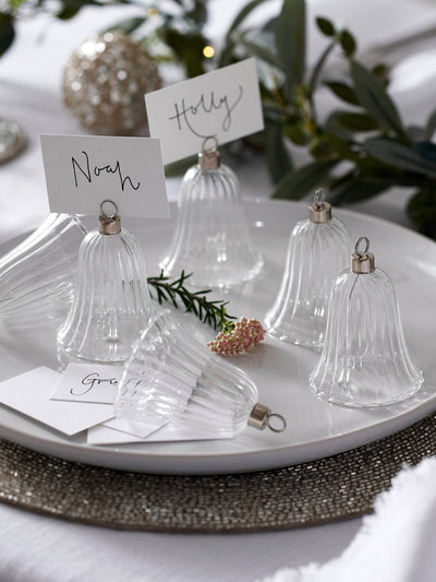 The White Company Bell place card holders (set of 6) at Collagerie