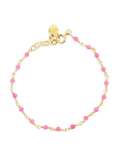 Une a Une India bracelet in pink at Collagerie