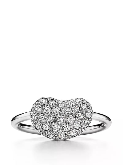 Tiffany & Co Platinum bean design ring at Collagerie