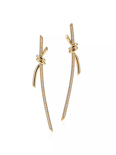 Tiffany & Co Knot drop earrings at Collagerie