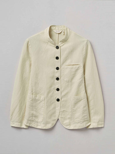 Toast Fitted linen jacket at Collagerie