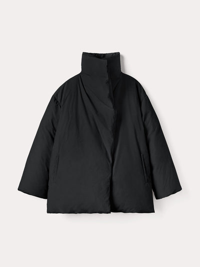 Totême Black down jacket at Collagerie