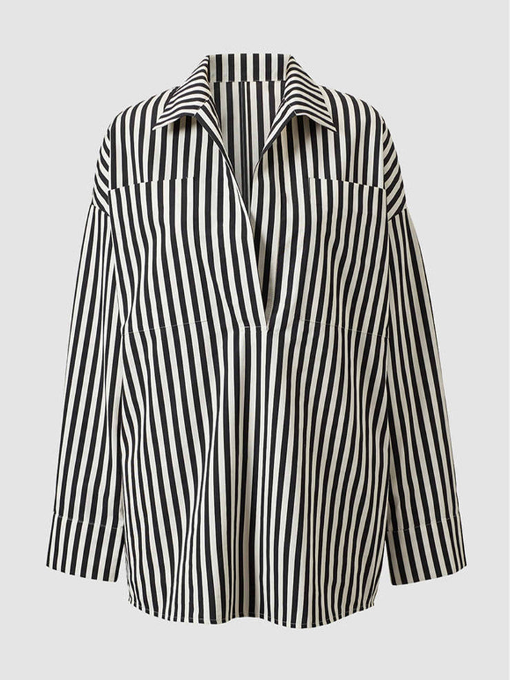Black and white striped shirt