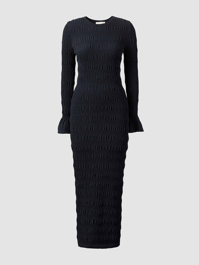 Tove Ribbed knitted maxi dress at Collagerie
