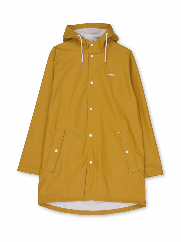 Yellow rain jacket