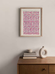 No.014 'Tulip Kisses' vintage archive poster print