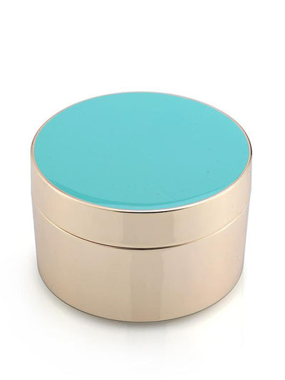 Addison Ross Turquoise and gold trinket pot at Collagerie