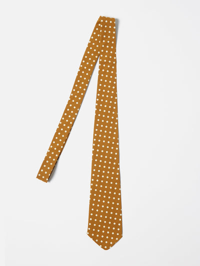 Universal Works Dot print tie at Collagerie