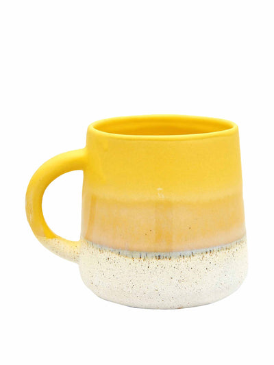 Sass & Belle Mojave glaze yellow mug at Collagerie