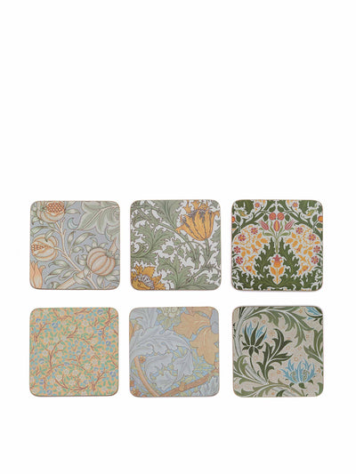 V&A William Morris print coasters at Collagerie