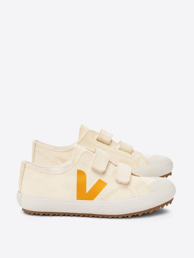 veja Yellow canvas bonpoint trainers at Collagerie