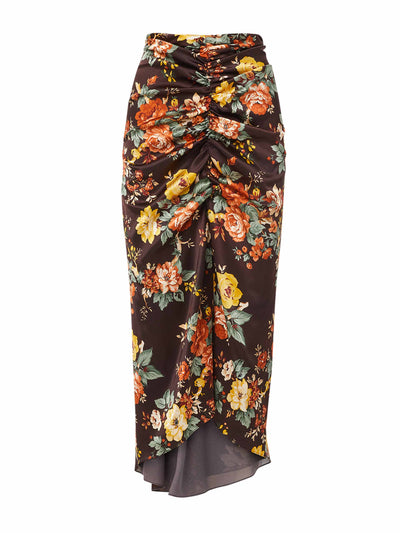 Veronica Beard Pixie floral-print skirt at Collagerie