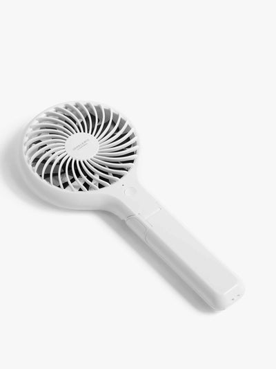 John Lewis & Partners White handheld fan at Collagerie