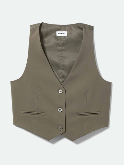 Weekday Tailored waistcoat at Collagerie