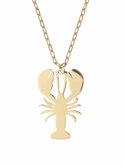 Laines London Gold lobster necklace at Collagerie