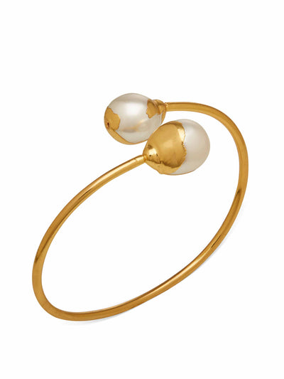 Dhwani Bansal Gold adjustable bangle at Collagerie