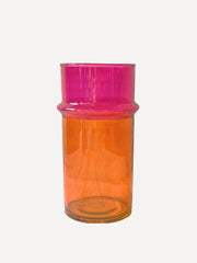 XL Magenta and orange Beldi vase