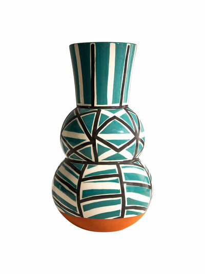 Bouchra Boudoua Terracotta vase at Collagerie