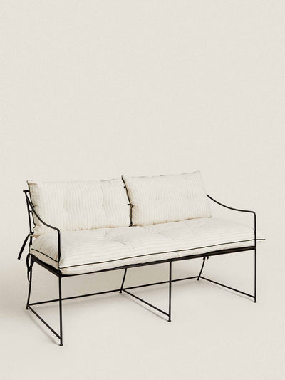 Zara Home Metal bench at Collagerie