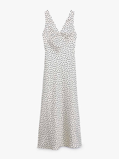 Zara Polka dot dress at Collagerie