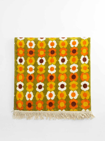 Zara Home Printed towel with fringing at Collagerie