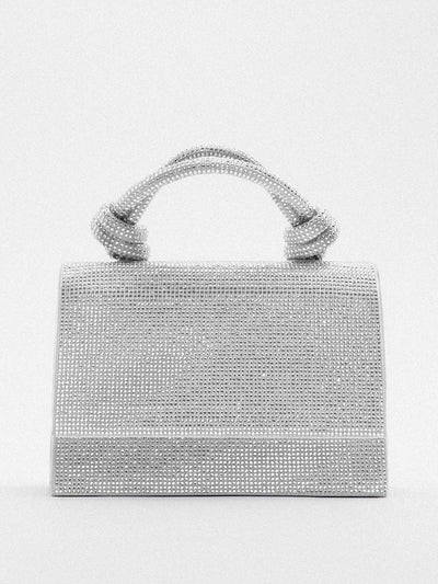 Zara Mini bag with knots detail at Collagerie