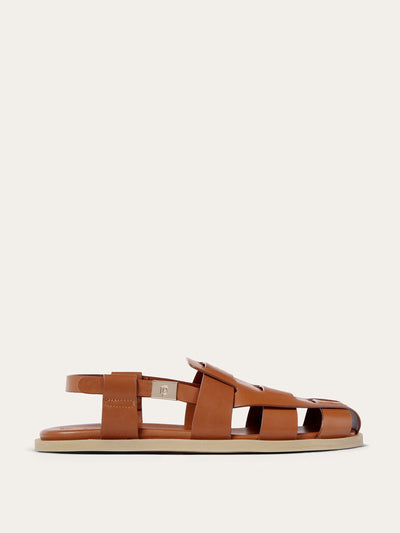 Dear Frances Theo tan sandals at Collagerie